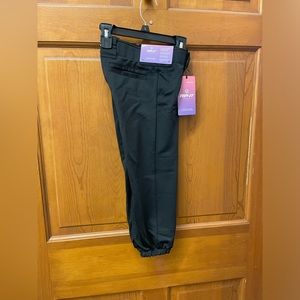 RIP-IT Girls' 4-Way Stretch Black Softball Pants..New with tags